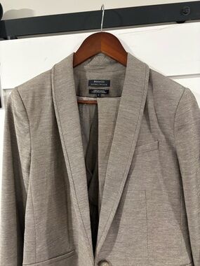 Beige Blazer Pant Duit